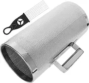 12" x 6" Metal Guiro Shaker, Stainless Steel Guiro Instrument with Scraper, Shaker Musical Instruments, 12" 6" Latin Percussion Instrument Musical Training Tool