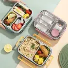 Lunch Box Lunch Box Steel Bento Box for Adults with Divided Compartments