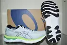 ASICS Men's Gel-Nimbus 24 Running Shoes 1011B359 100 Size 8 Gray/Light Green NIB