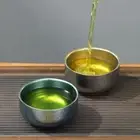 Double-layer Tea Cup 45ML 45ML Teapot New Tea Tableware Set Outdoor