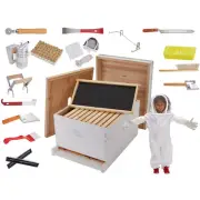Jumbl 30 Pcs. Bee Keeping Starter Kit with Suit, Sheets & More - White