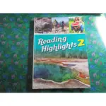 *【鑽石城二手書】高中參考書READING HIGHLIGHTS 2 作者：空中美語叢書編輯群, 出版社：空中美語無劃記