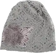 [SOLFEJ] Hat for Women 1pc Lace Beanie Ladies Summer Hats Headwear for Women Summer Women Caps Hats Hair Cap Nurse Chemo Hat Fashion Night Cap Pregnant Women Sleep Hat Skull