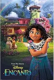 Encanto Garden Poster (UK Size: 91cm x 61cm) (Multicoloured)