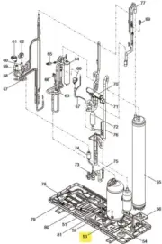 FUJITSU K9901076022 aka 9901076022 HEATER BELT COMPRESSOR VAB