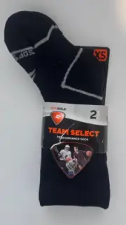 Sof Sole Youth, Red, Team Performance Over The Calf Socks. Size: XS Y5-9.5
