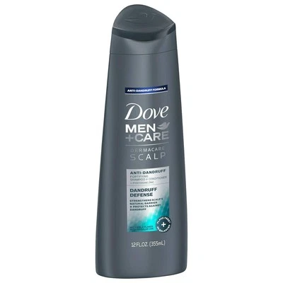 Dove Men+Care Dermacare Scalp 2 in 1 Shampoo & Conditioner Dandruff Defense 12 o