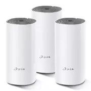 TP-Link Deco E4(3-pack) AC1200 Whole Home Mesh Wi-Fi System, ~370sqm Coverage