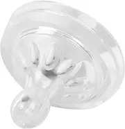 Breast Milk Soother Pacifier - Silicone Teether Pacifier, Baby Soother, Toddler | Wide Diameter Design Milk Bottle Accessories with Petal Shape for Travel, Picnic, Camping, Nursery, and Home