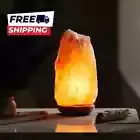 Natural Himalayan Rock Salt Lamp - Large 6” Air Purifying Night Light Free Ship