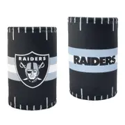 2PK NFL Las Vegas Raiders 11.5cm Stubby Can/Bottle Beverage Holder
