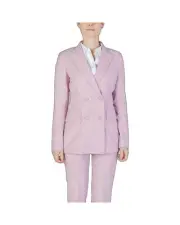 Sandro Ferrone Double Breasted Blazer Pant Suit Professional Business Formal