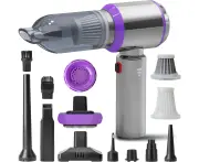 CARTMAN Cordless Handheld Vacuum, 18KPa Powerful, 35 Mins Runtime, Brushless Motor Air Duster with 3 Gear, Multi-Nozzles for Car, Home, Office, Pet