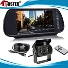 7" Mirror Monitor Reversing Backup Camera 4PIN 10M For Caravan RV Trailer Bus