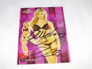 2014 Benchwarmer Valentine AUDREY ALEEN ALLEN #3 Lingerie Autograph PLAYBOY Hot