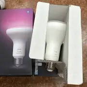3X Philips Hue Smart 85W BR30 LED Bulb - White and Color 3 PK E26