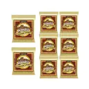 8 Sets Ernie Ball Cst. Lt Earthwood 80/20 Bronze Acoustic Guitar Strings 11.5-54