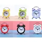 Smart and Compact Analog Alarm Clock with Twin Bell Design and Quartz Movement