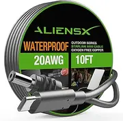 ALIENSX 3M/10FT USB C to DC Power Cable for Starlinkin Mini, Compatible with 100W+ Power Bank PD Charger, Waterproof Starlink Mini Accessories USB Type C to DC Replacement Cable for Travel Camping RVs