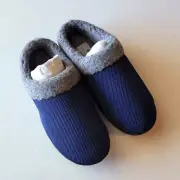 New in Box Navy Slippers by Clarks, Mens Size 8