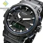 CASIO PRO TRECK PRW-61FC-1JF Climber Line Radio Solar Watch Black 47.4mm