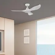 46" Noosa DC Ceiling Fan Matt White, Matt Black, Titanium 204794, 204795, 204796 Eglo Lighting