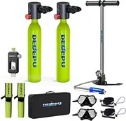 0.5L Mini Scuba Tank, Constant Pressure Breathing Diving Tank, Portable, Small, Safe, Reusable Scuba Tank, Diving Gear Within 5-10 Minutes, Diving in Swimming Pools, Lakes, Safe Waters
