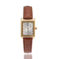 在飛比找蝦皮商城優惠-CASIO原廠平輸 | 經典時尚方形腕錶 指針系列女錶-金色