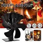 Home Efficient Fireplace Fan Eco Friendly Log Wood Burner Home