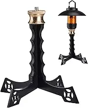 Camping Lantern Holder Bracket, Camping Light Holder - Corner Metal LED Camping Lamp Holder with Stable Base,Outdoor Camping Lamp Holder, Bracket p