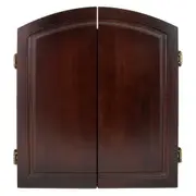 Dart Board Cabinet Case Hand Made Timber Wooden Cherry