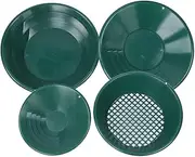 Gold Mining Trap Gold Washing Pan Kit for Beginners Green Lightweight Alluvial Mineral Detector