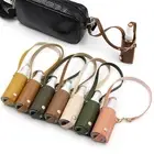 Hand Sanitizer Bottle Convenient Multipurpose Sub-bottle Faux Leather Case Mini