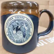 SARATOGA COFFEE TRADERS LIMITED ED GRAVE DIGGER HALLOWEEN MUG DEATH WISH - NEW