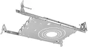 LABORATE LIGHTING Construction Mounting Plate, 2-3-4 Inch LED Shallow Recessed Lighting Plate(Pack of 1)