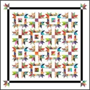 RELISH - 92" x 92" - Quilt-Addicts Pre-cut Patchwork Quilt Kit Queen`