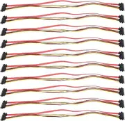 Sata Extension Cable Data Power Male Female 10pcs for External Hard Disk Transmission
