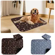 2Pcs Washable Dog Pee Pads 17.7×23.6 Inch Reusable Puppy Pads Non Slip Pet AL