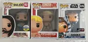 Funko Pop! (x3 )- Stretch Armstrong #01, Steve Aoki #182 & Star Wars Ahsoka #414