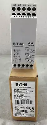 NEW EATON DS7-342SX012N0-N SOFT STARTER 200-480VAC 3PH 50/60Hz 12A DS7 SERIES