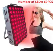 Red Light Lamp Panel Device for Face/Body Red Near Infrared 660nm 850nm