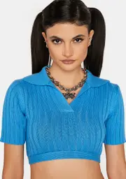Back Talk Crop Top