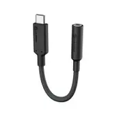 [ELPC35A-BK] Elements Pro 10cm USB-C to 3.5mm Audio Adapter - Black