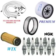 Tune Up Kit Filters Cap Spark Plugs Wire For CHEVROLET CAPRICE V8 5.7L 1986 (for: Chevrolet)