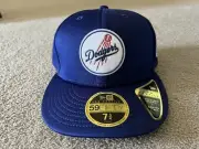 New Era 59Fifty MLB LA Dodgers Clubhouse '23 Blue Fitted Hat Size 7 3/4 Low New