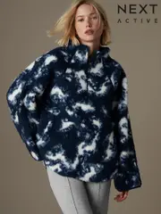 Blue Active Teddy Borg Fleece Jacket (B11412) | $86