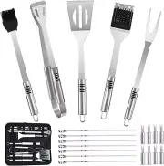 20 Pcs BBQ Accessories Kit - Stainless BBQ Grill Tools Set, Grill Tools Set, ...