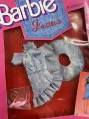 Barbie Jeans Fashions Dressed Up Denim Blues Vintage Sealed #1688