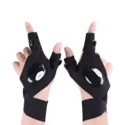 Half-Finger Fishing Gloves Led Flashlight Waterproof Flashlight Outdoor Hiking C