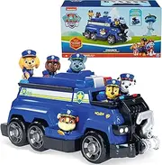 [PAW PATROL] Team Cruiser, Large Scale Vehicle with Exclusive Chase, Marshall, Skye, Rubble, Rocky & Zuma Action Figures, Toys for Boys & Girls Ages 3+